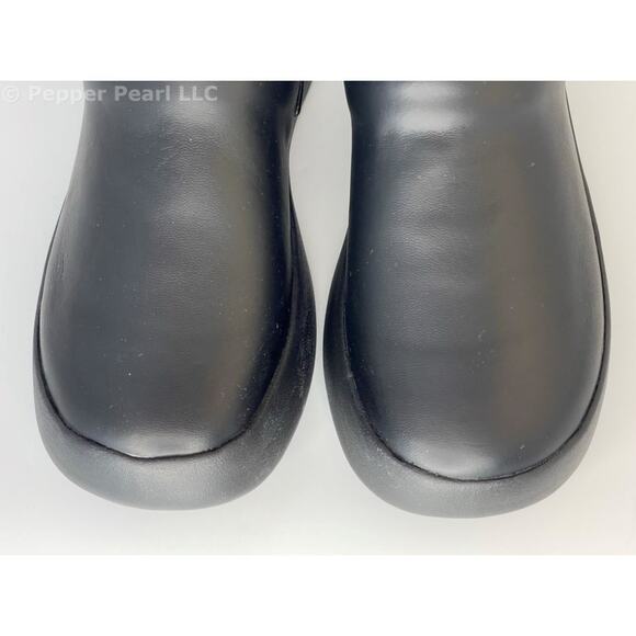 Women's Size 5 Black Comfort Clog Mule Slip Water Resistant Soft Science Juniors - Picture 7 of 11